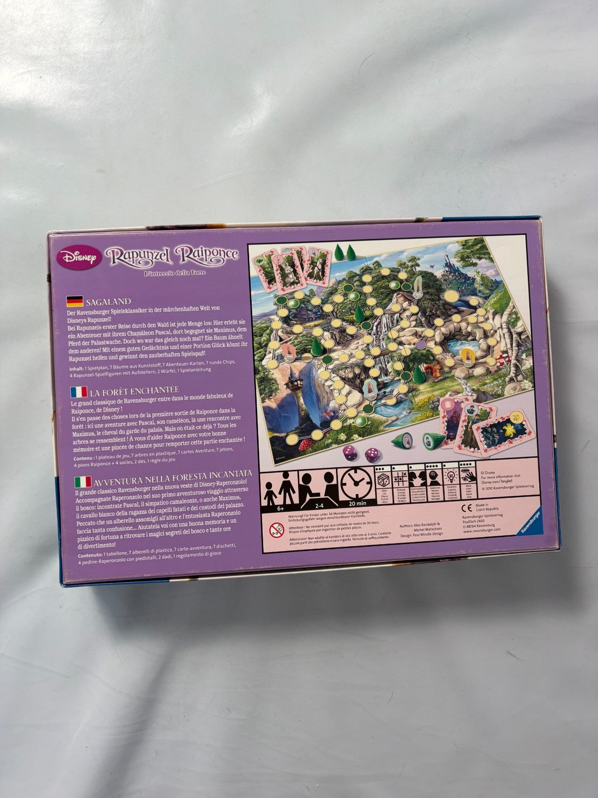 Sagaland Rapunzel Disney Ravensburger Brettspiel Kinderspiel  Vollständig - Ansicht 5