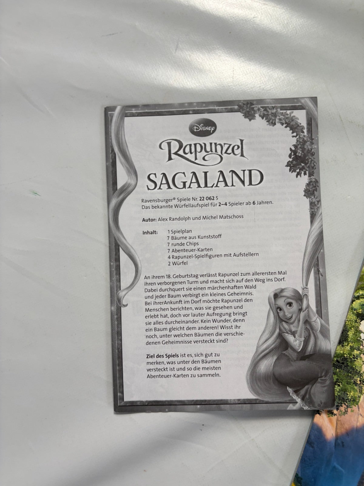 Sagaland Rapunzel Disney Ravensburger Brettspiel Kinderspiel  Vollständig - Ansicht 8