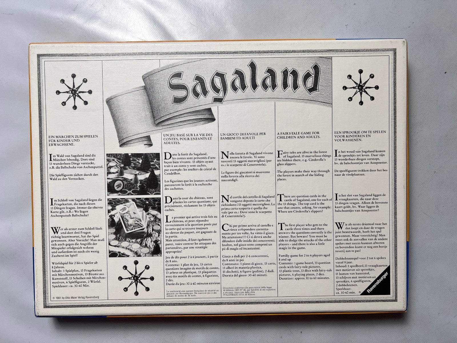 Sagaland Ravensburger Spiel Brettspiel bräunliche Ausgabe  Unbespielt - Ansicht 2