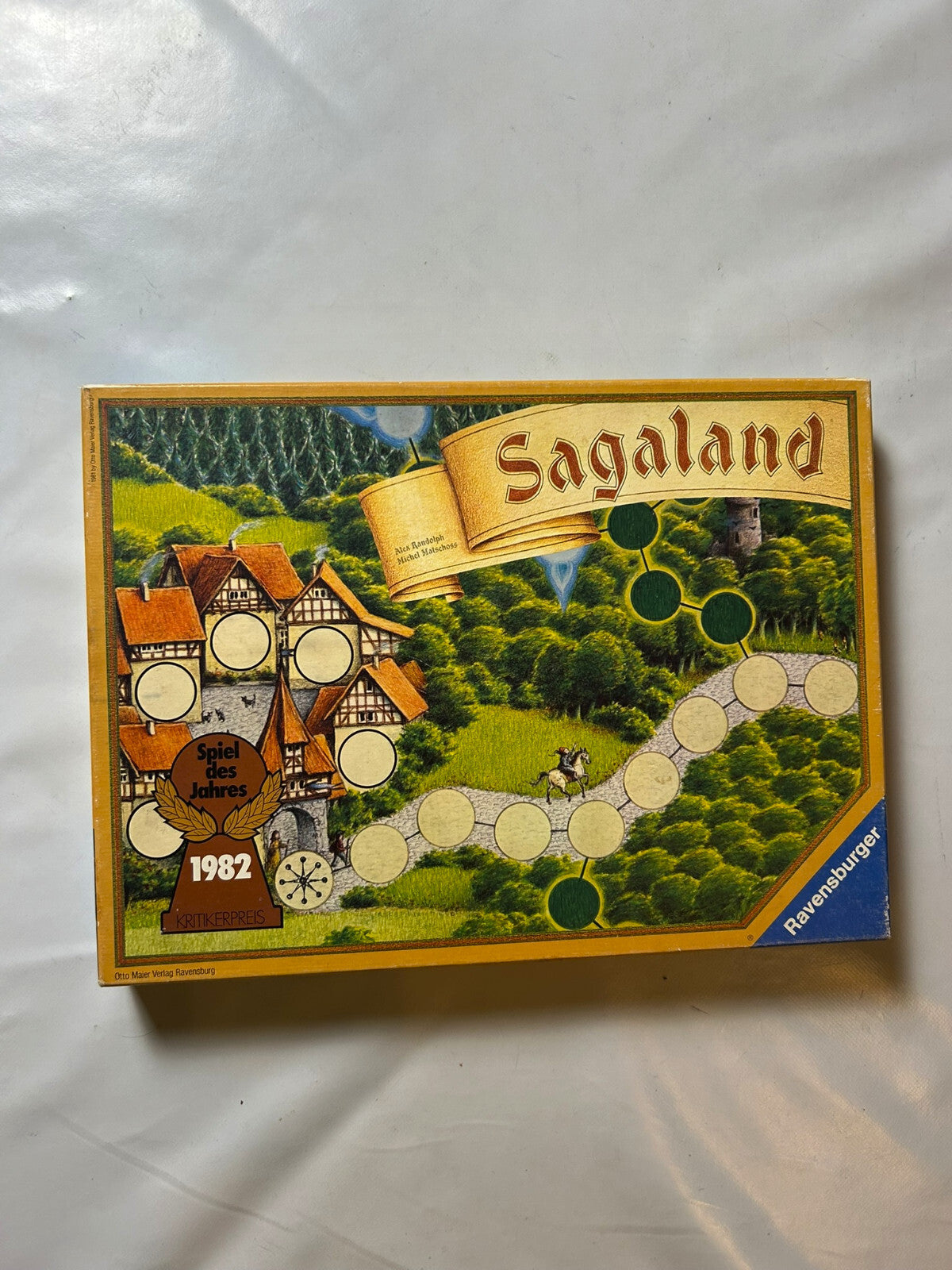 Sagaland Ravensburger Spiel Brettspiel bräunliche Ausgabe - Vollständig - Ansicht 2