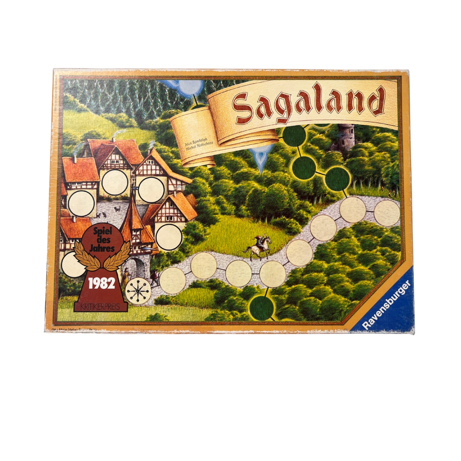 Sagaland Ravensburger Spiel Brettspiel bräunliche Ausgabe – SKU A10684 – Gesellschaftsspiel gebraucht kaufen bei Brettspielimperium