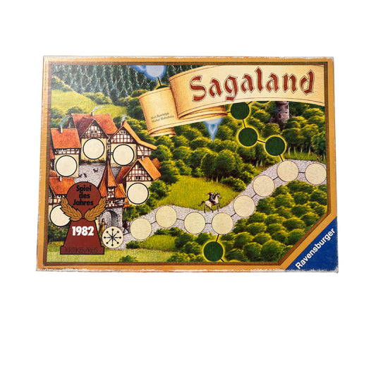 Sagaland Ravensburger Spiel Brettspiel bräunliche Ausgabe – SKU A10684 – Gesellschaftsspiel gebraucht kaufen bei Brettspielimperium