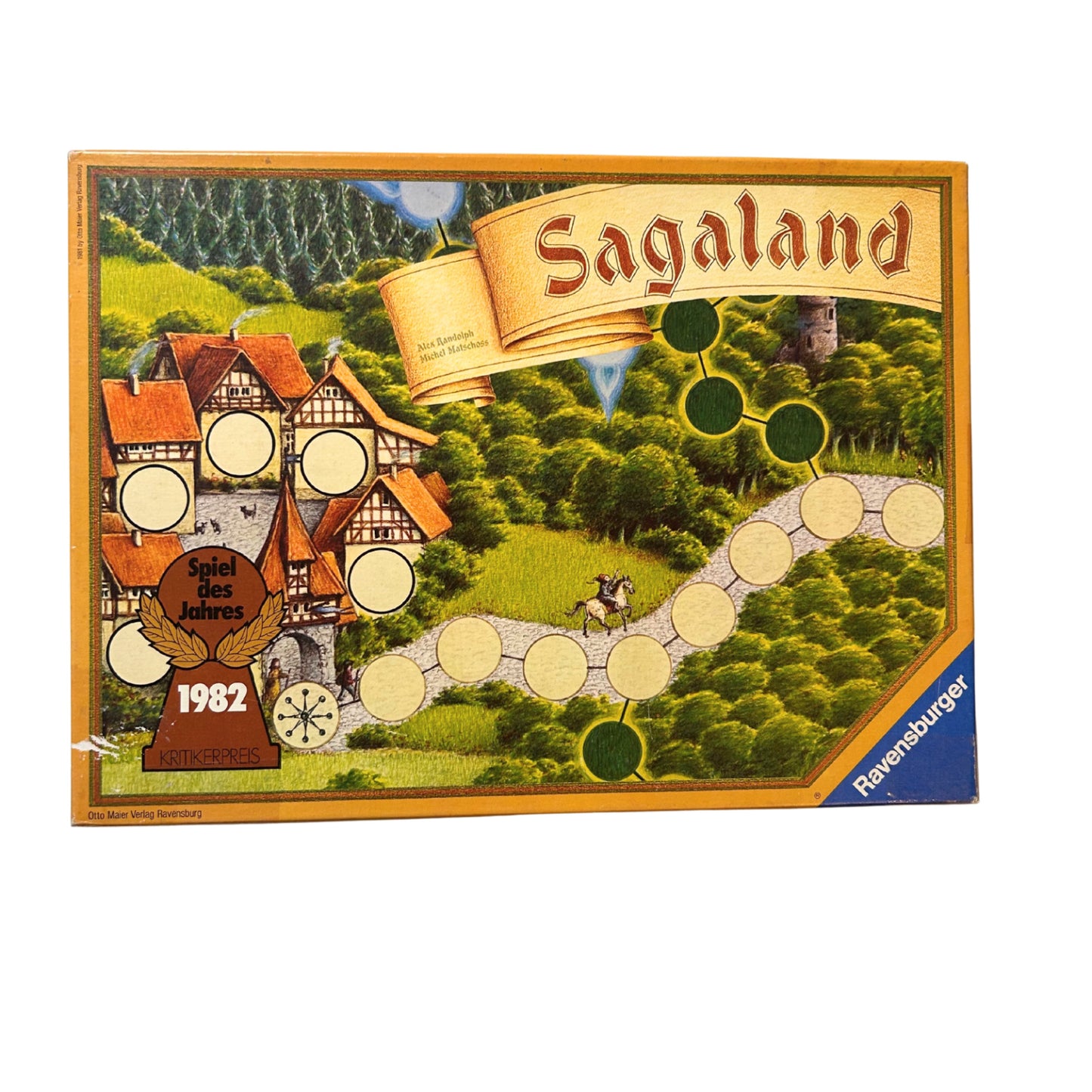 Sagaland Ravensburger Spiel Brettspiel bräunliche Ausgabe – SKU A11733 – Gesellschaftsspiel gebraucht kaufen bei Brettspielimperium