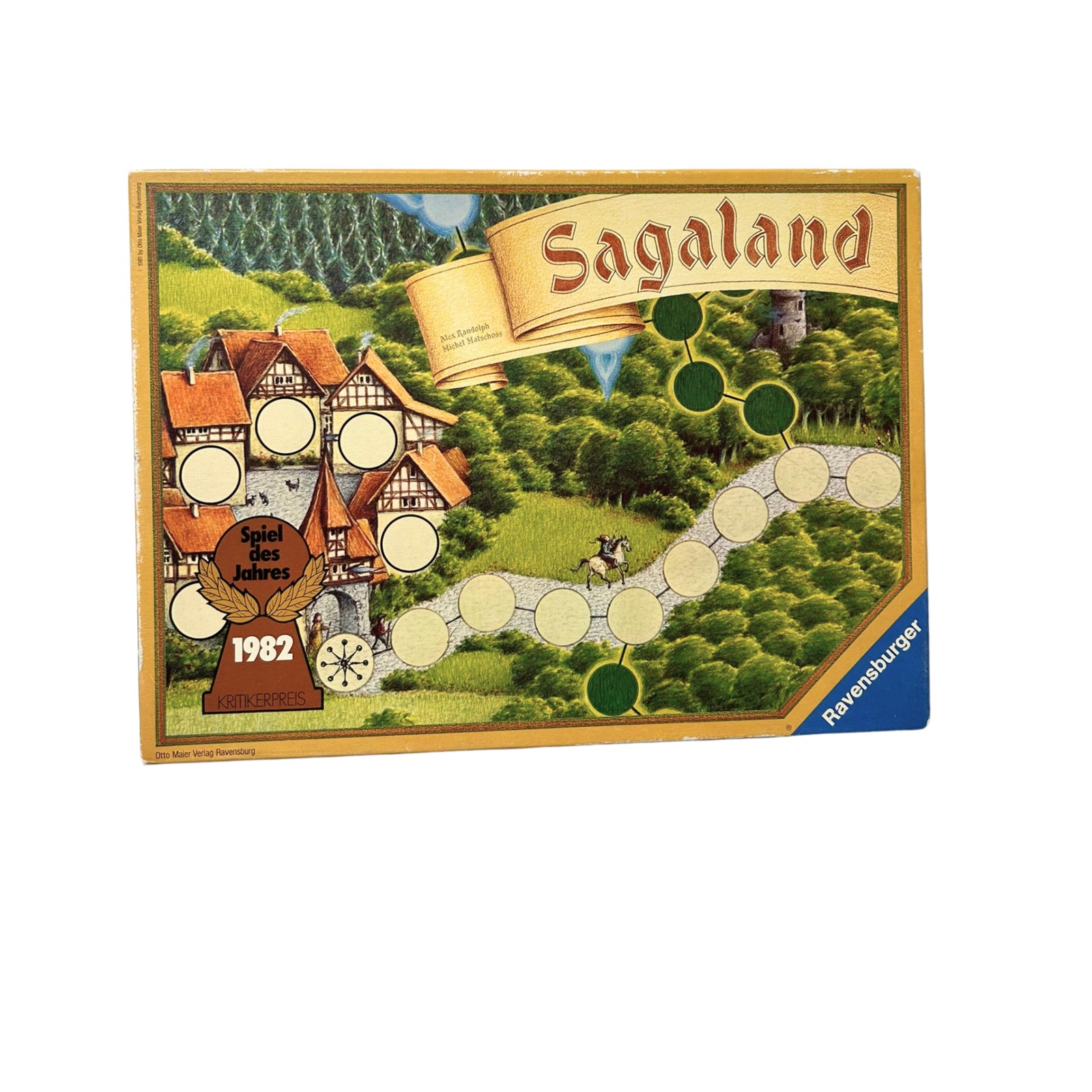 Sagaland Ravensburger Spiel Brettspiel bräunliche Ausgabe – SKU A8792 – Gesellschaftsspiel gebraucht kaufen bei Brettspielimperium