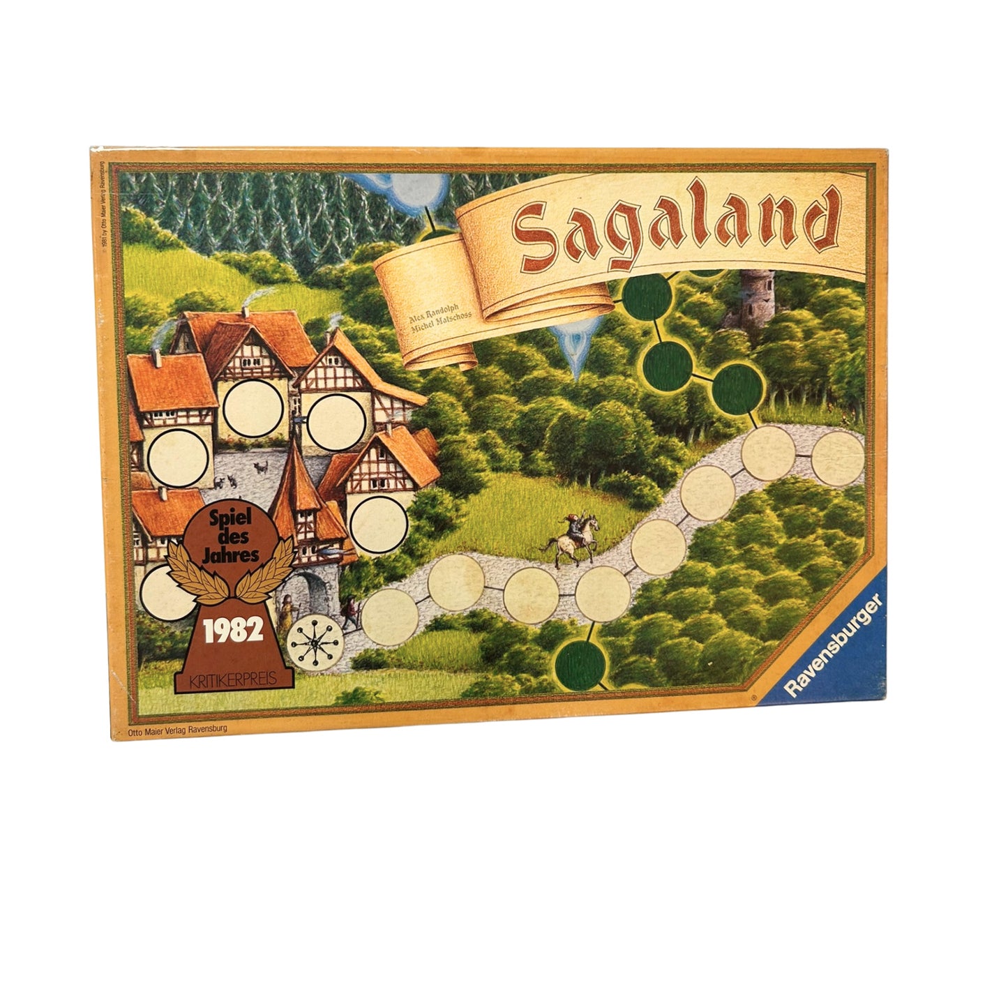 Sagaland Ravensburger Spiel Brettspiel bräunliche Ausgabe – SKU A9208 – Gesellschaftsspiel gebraucht kaufen bei Brettspielimperium