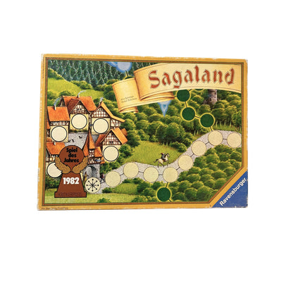 Sagaland Ravensburger Spiel Brettspiel bräunliche Ausgabe – SKU A9580 – Gesellschaftsspiel gebraucht kaufen bei Brettspielimperium