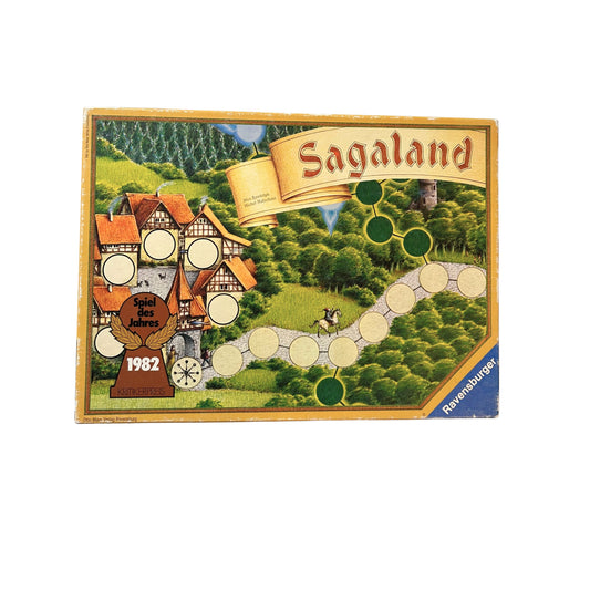 Sagaland Ravensburger Spiel Brettspiel bräunliche Ausgabe – SKU A9580 – Gesellschaftsspiel gebraucht kaufen bei Brettspielimperium