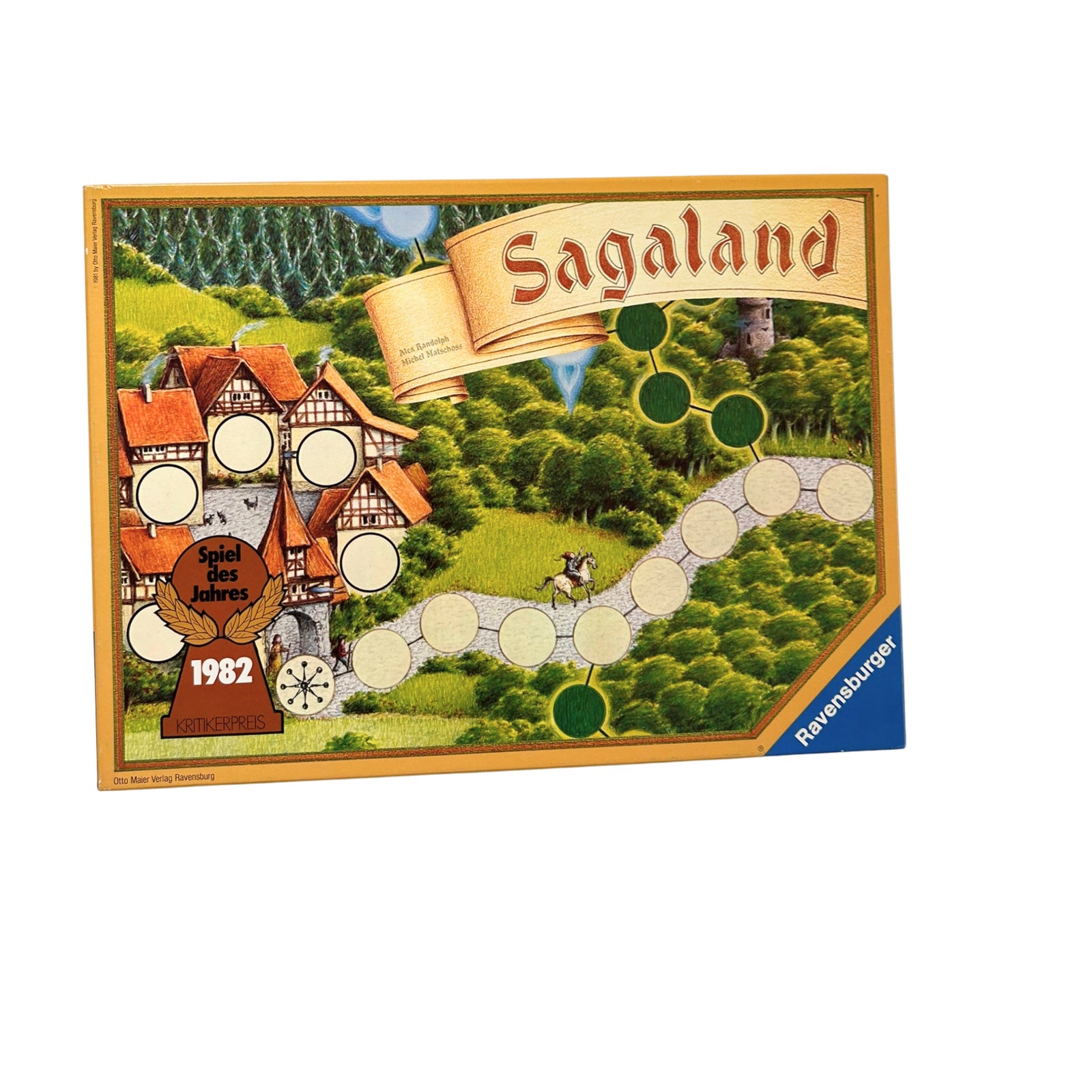 Sagaland Ravensburger Spiel Brettspiel bräunliche Ausgabe – SKU A9864 – Gesellschaftsspiel gebraucht kaufen bei Brettspielimperium