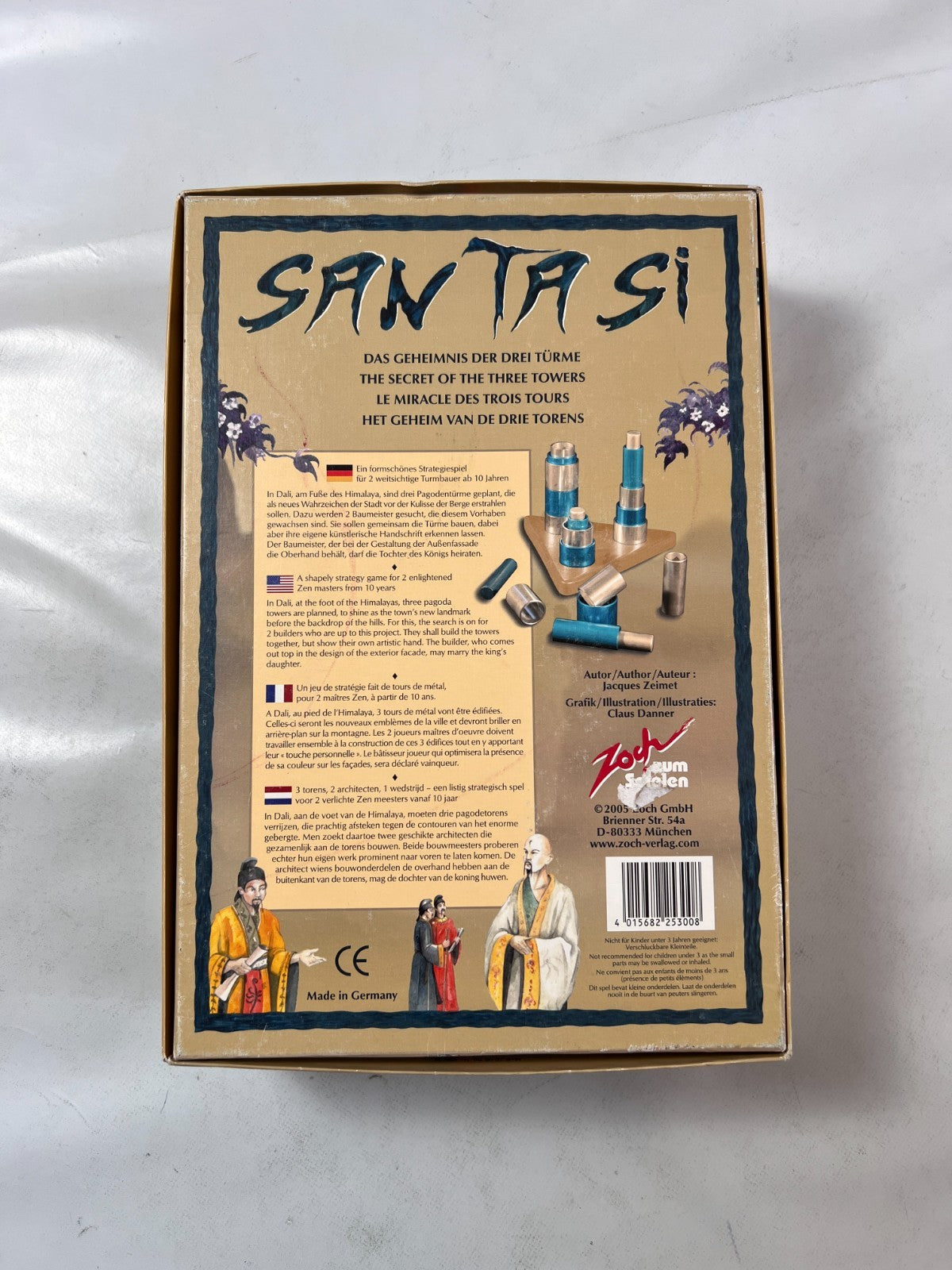 SAN TA SI Santasi Brettspiel Zoch Gesellschaftsspiel  Vollständig - Ansicht 8