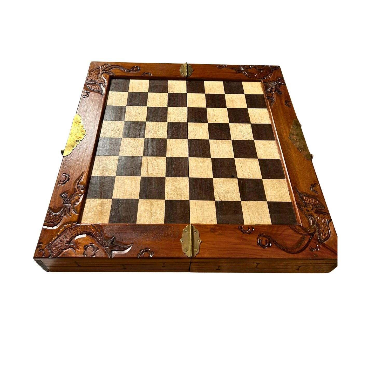 Schach Holz Schachspiel 35 x 35 cm mit Holzfiguren – SKU A8404 – Gesellschaftsspiel gebraucht kaufen bei Brettspielimperium