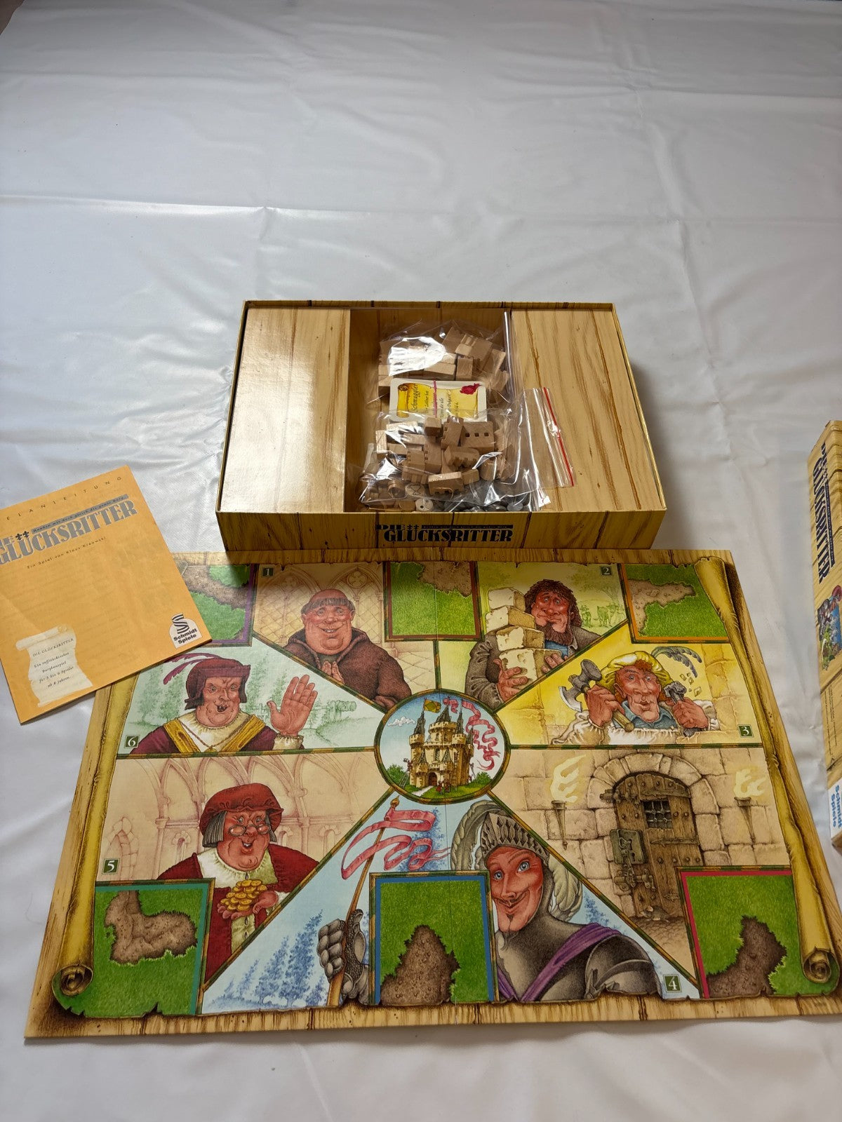 Schmidt Spiele Die Glücksritter - Brettspiel Spiel Familienspiel - Vollständig - Ansicht 9