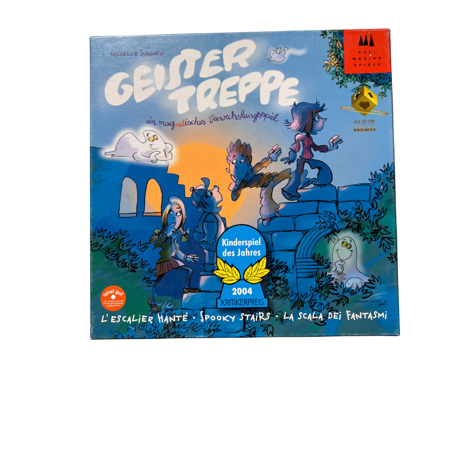 Schmidt Spiele DREI MAGIER SPIELE Geistertreppe  Vollständig - Ansicht 1