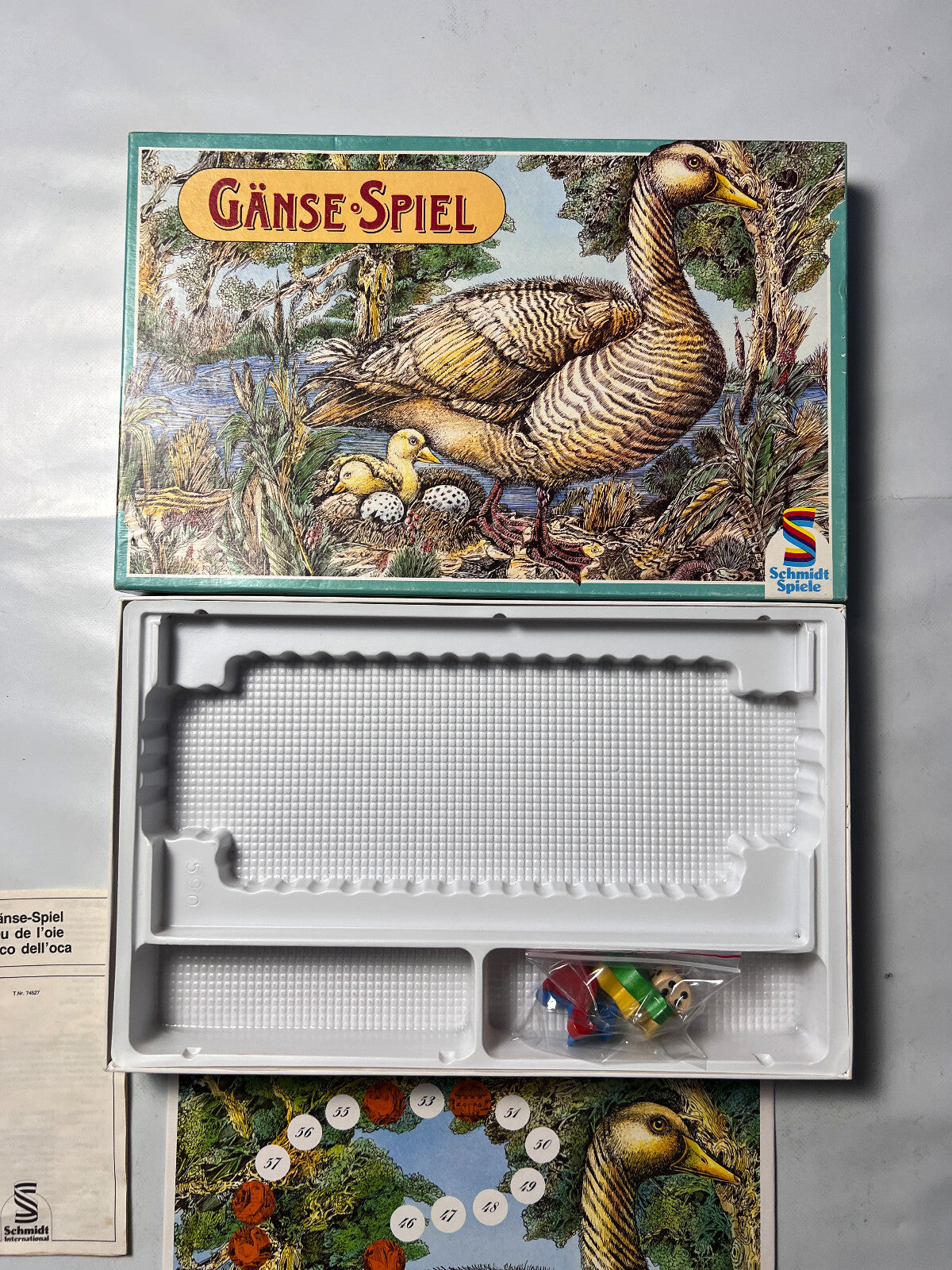SCHMIDT-SPIELE - Gänse Spiel 01073 Brettspiel - Vollständig - Ansicht 3