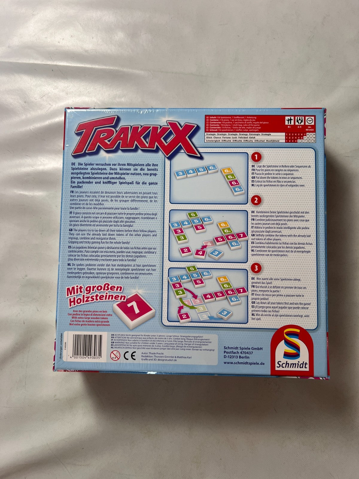 Schmidt Spiele Trakkx Brettspiel Legespiel ab 8 Jahren - NEU in Folie - Ansicht 7
