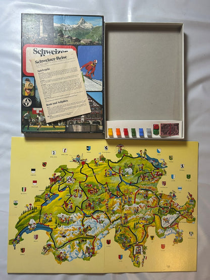SCHWEIZER REISE BRETTSPIEL VON CARLIT 8202  Vollständig - Ansicht 6
