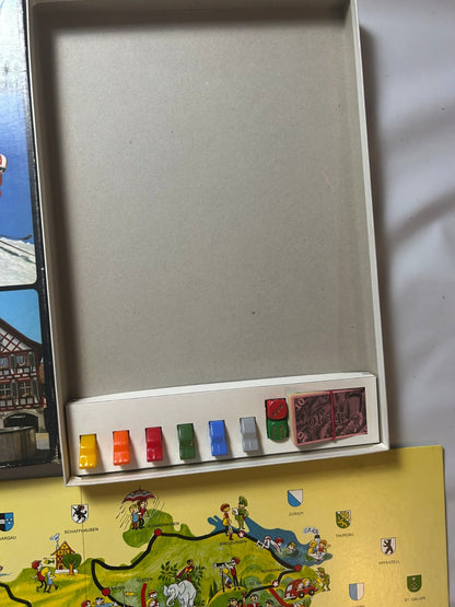 SCHWEIZER REISE BRETTSPIEL VON CARLIT 8202  Vollständig - Ansicht 8