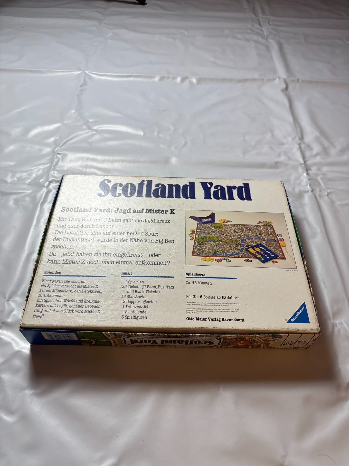 Scotland Yard  Brettspiel Ravensburger Spiel des Jahres 83 Retro - Vollständig - Ansicht 11