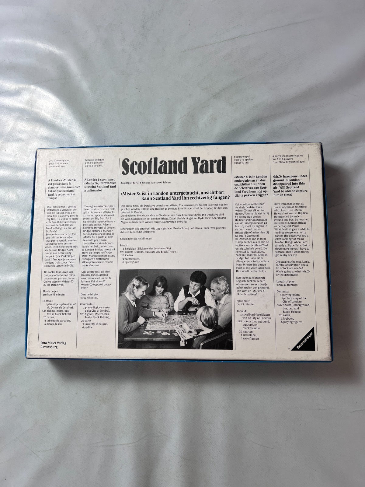 Scotland Yard  Brettspiel Ravensburger Spiel des Jahres Retro - Vollständig - Ansicht 10