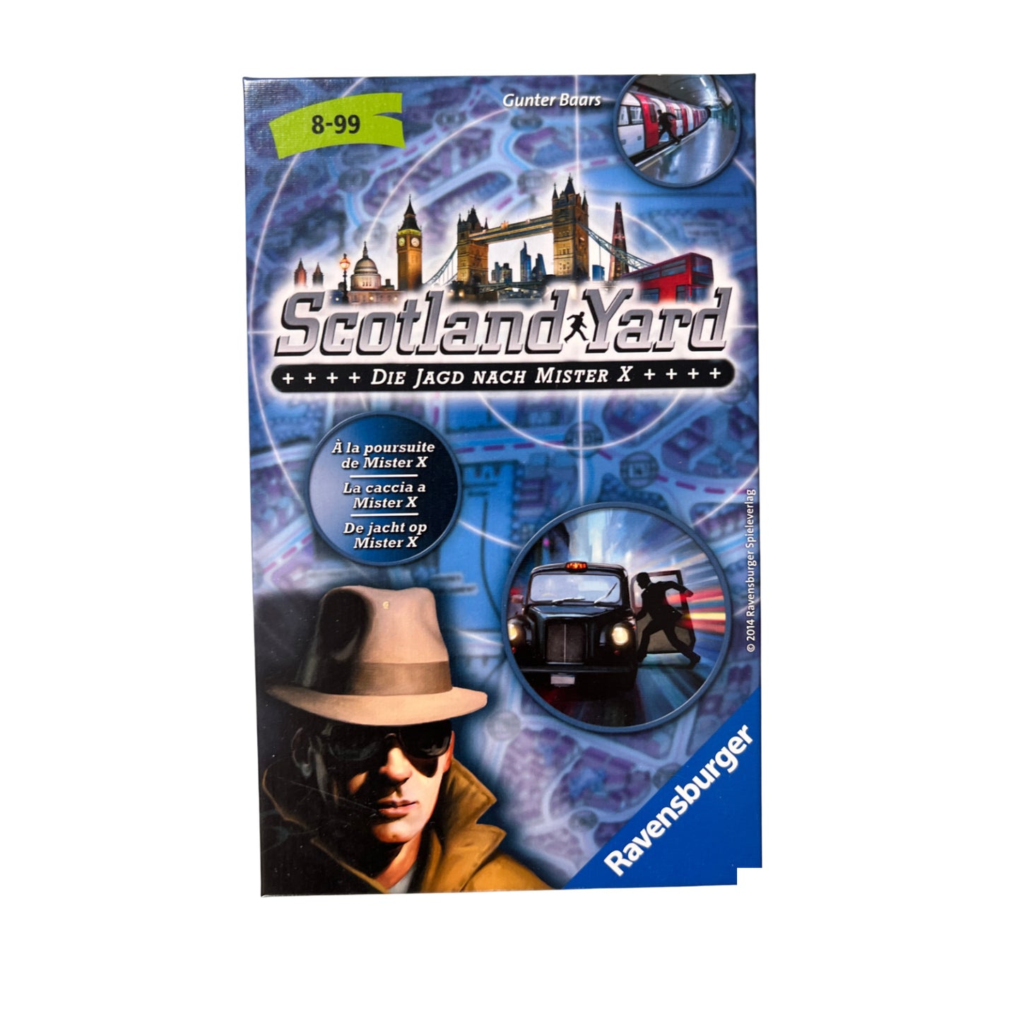 Scotland Yard Mitbringspiel Ravensburger – SKU A14563 – Gesellschaftsspiel gebraucht kaufen bei Brettspielimperium