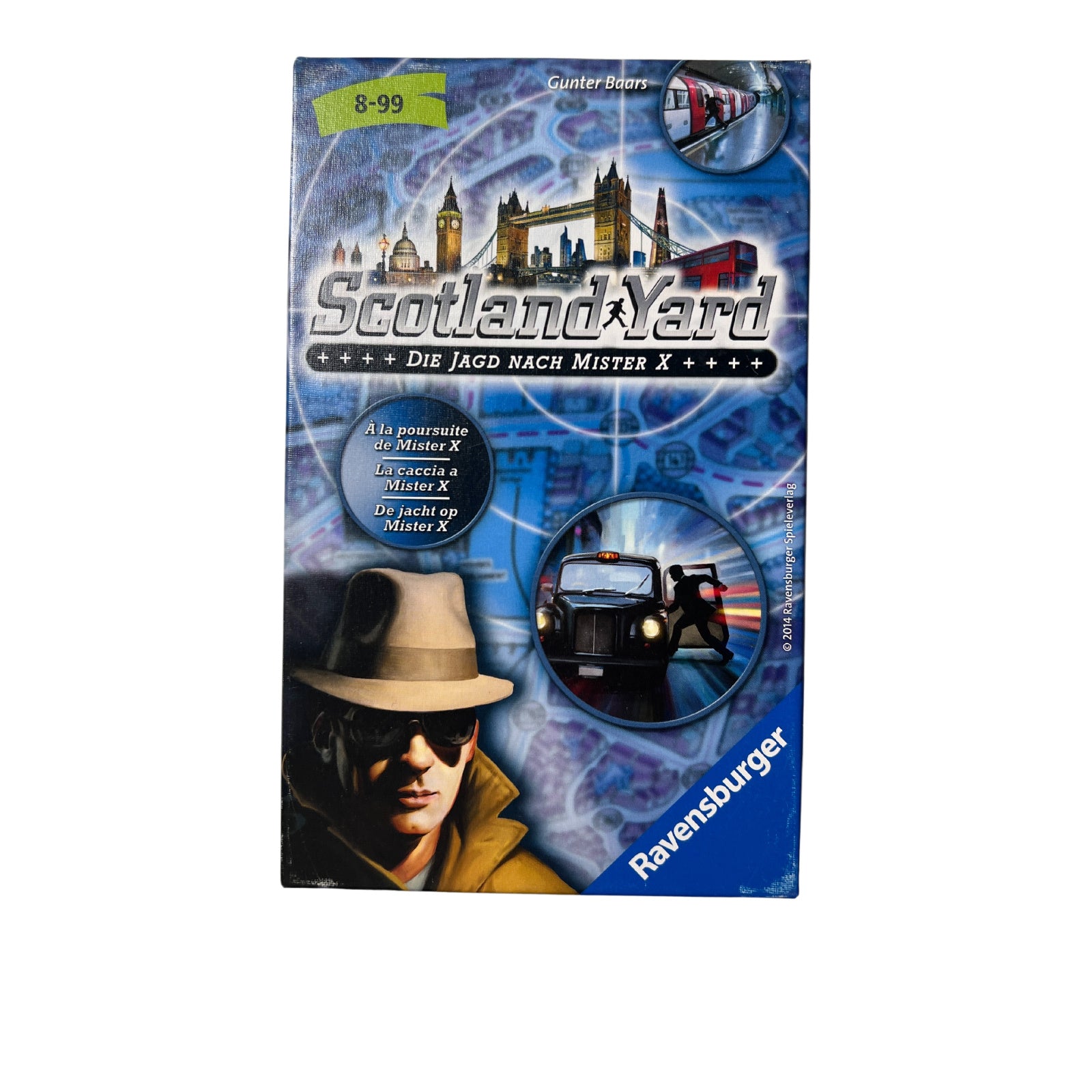Scotland Yard - Mitbringspiel - Ravensburger – SKU A6527 – Gesellschaftsspiel gebraucht kaufen bei Brettspielimperium