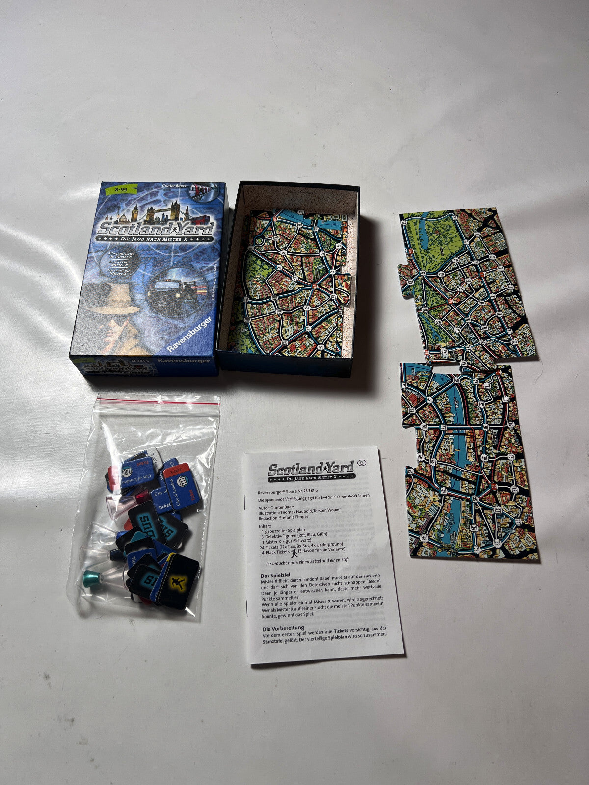 Scotland Yard - Mitbringspiel - Ravensburger - Vollständig - Ansicht 2