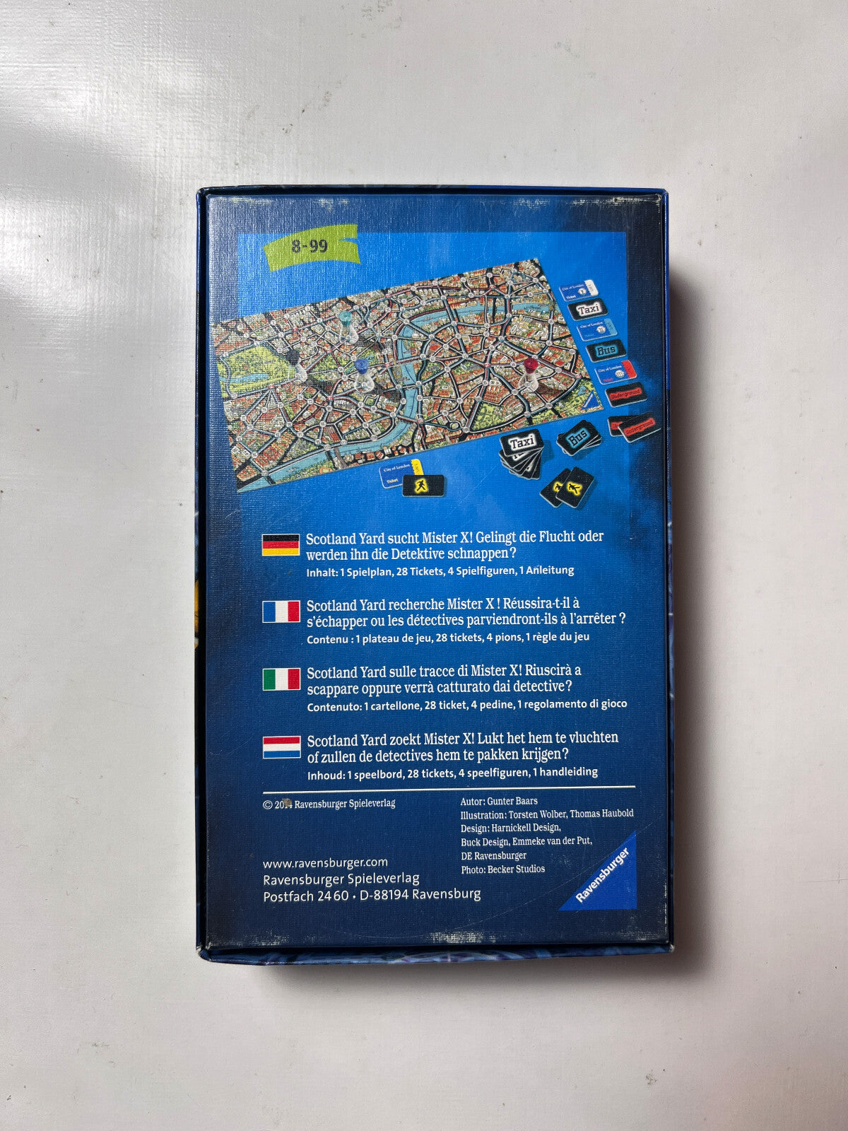 Scotland Yard - Mitbringspiel - Ravensburger - Vollständig - Ansicht 7