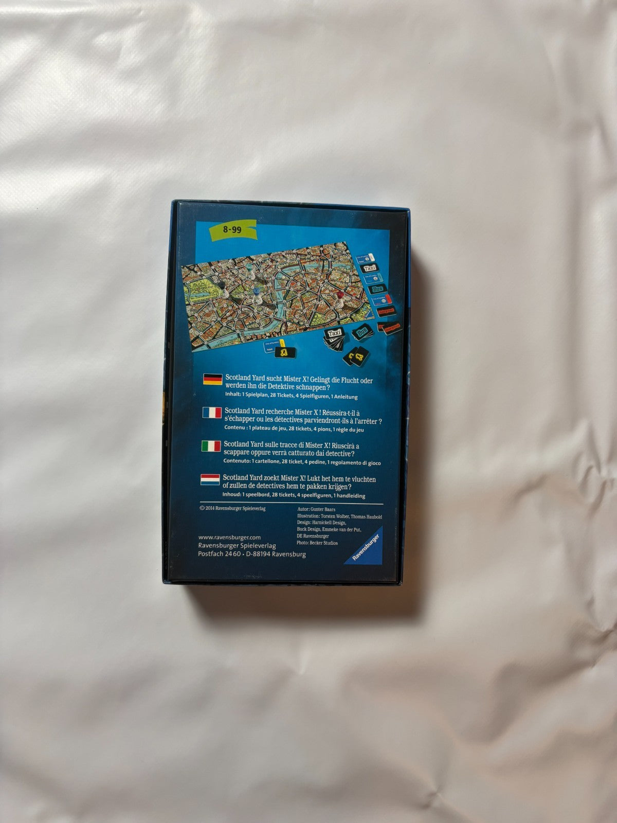 Scotland Yard  Mitbringspiel  Ravensburger  Vollständig - Ansicht 9