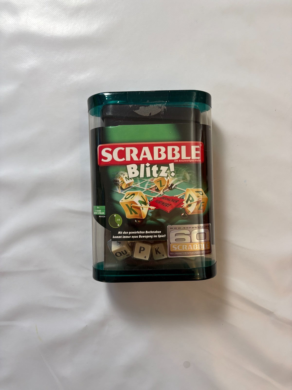 Scrabble Blitz Spiel Reise Würfel Brettspiel Kreuzwort - Unbespielt - Ansicht 2