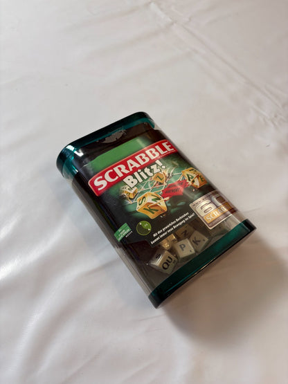 Scrabble Blitz Spiel Reise Würfel Brettspiel Kreuzwort - Unbespielt - Ansicht 4