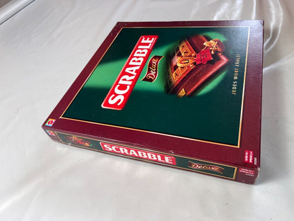 Scrabble Deluxe Spiel  Mattel 2006  Spielbrett + Holzrahmen Vollständig - Ansicht 7
