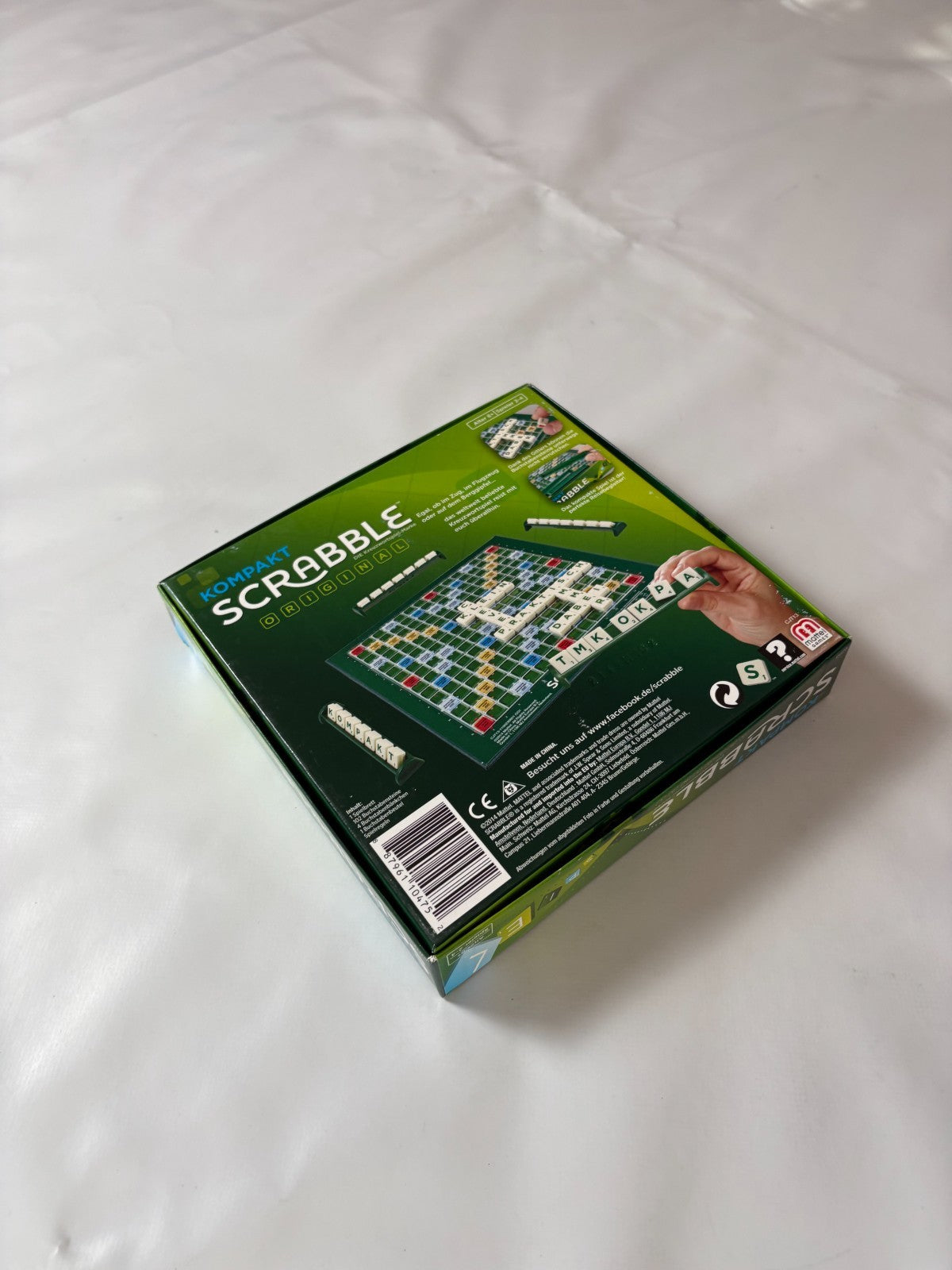 Scrabble Kompakt Mattel Gesellschaftsspiel Familienspiel -  Vollständig - Ansicht 11
