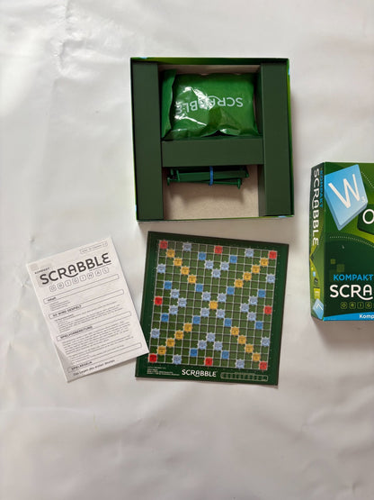 Scrabble Kompakt Mattel Gesellschaftsspiel Familienspiel -  Vollständig - Ansicht 6