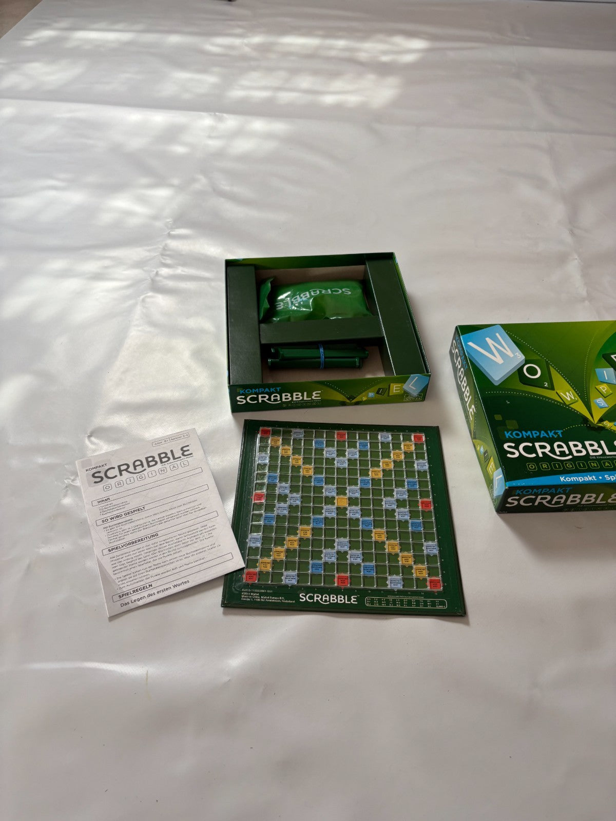 Scrabble Kompakt Mattel Gesellschaftsspiel Familienspiel -  Vollständig - Ansicht 7