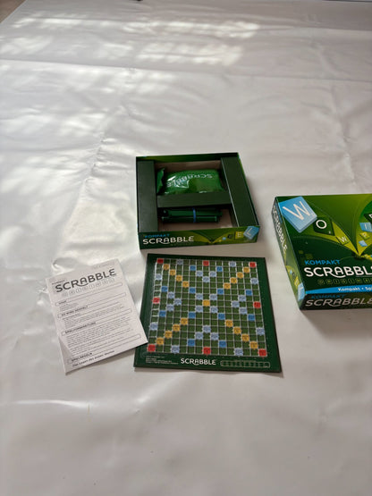 Scrabble Kompakt Mattel Gesellschaftsspiel Familienspiel -  Vollständig - Ansicht 7