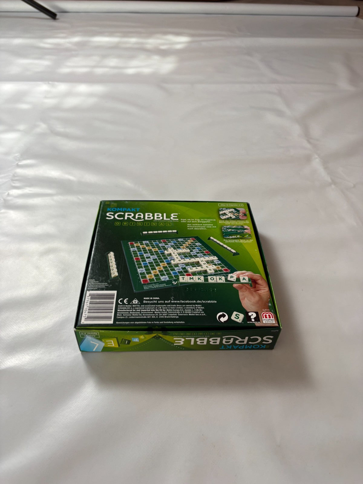 Scrabble Kompakt Mattel Gesellschaftsspiel Familienspiel -  Vollständig - Ansicht 9