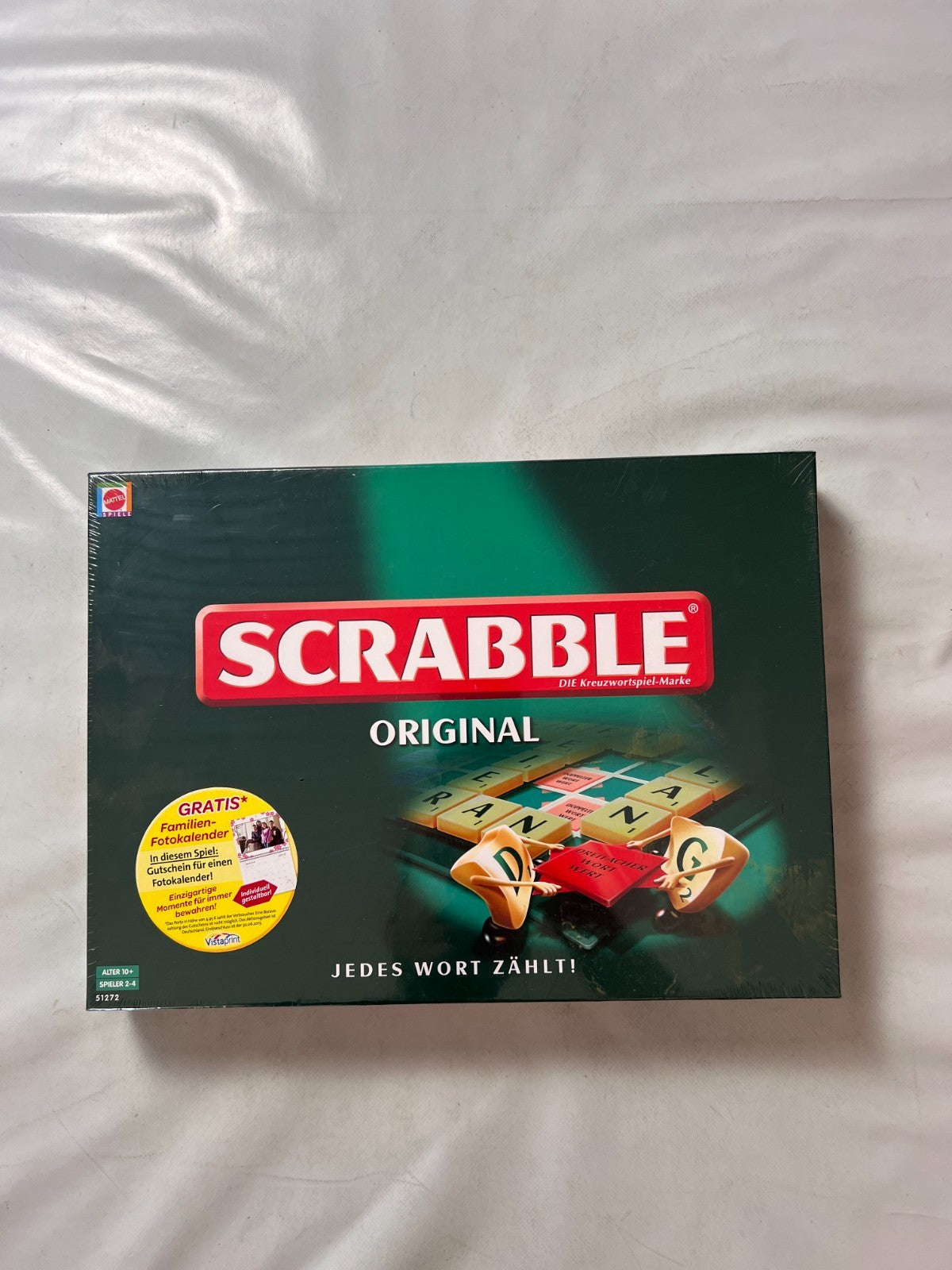 SCRABBLE Original Jedes Wort zählt von Mattel 2008 NEU in Folie - Ansicht 2