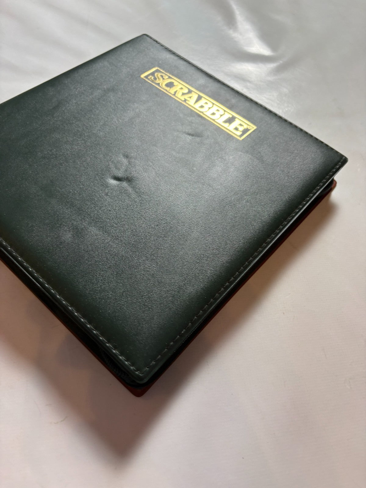 Scrabble Reise  Kunstleder Mappe Mattel  Unbespielt - Ansicht 4