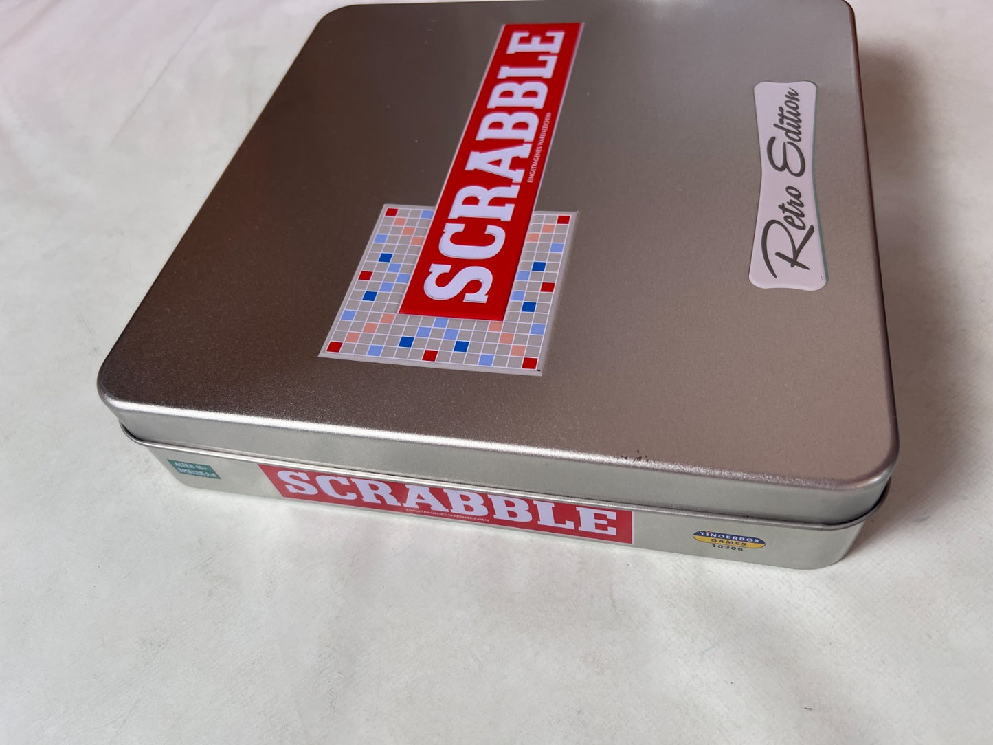 Scrabble Retro Edition Deutsch Holz Brettspiel 2017 Tinderbox Games Vollständig - Ansicht 6