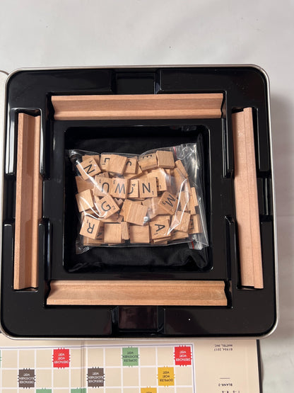 Scrabble Retro Edition Deutsch Holz Brettspiel 2017 Tinderbox Games Vollständig - Ansicht 8