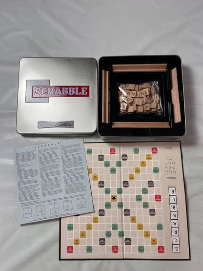 Scrabble Retro Edition Deutsch Holz Brettspiel 2017 Tinderbox Games Vollständig - Ansicht 9