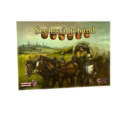 SECHSSTÄDTEBUND - CGE - Heidelberger Spieleverlag – SKU W9421 – Gesellschaftsspiel gebraucht kaufen bei Brettspielimperium