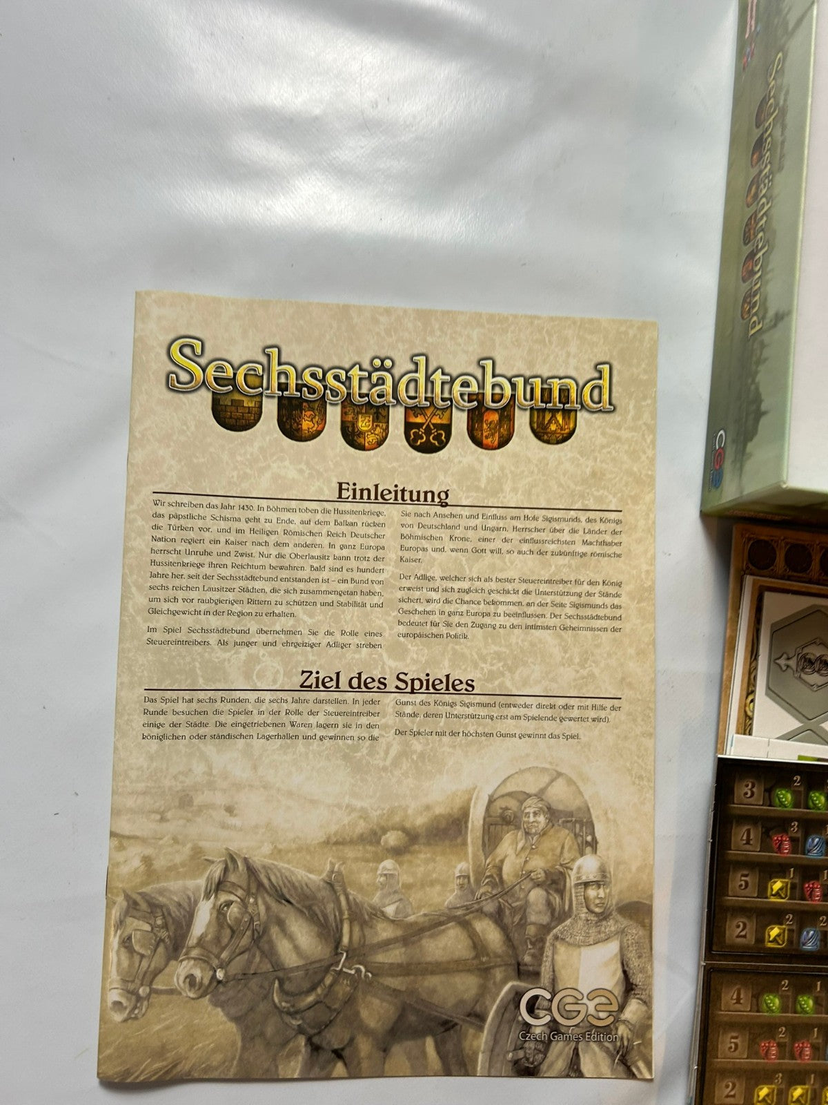 SECHSSTÄDTEBUND - CGE - Heidelberger Spieleverlag - Vollständig - Ansicht 7