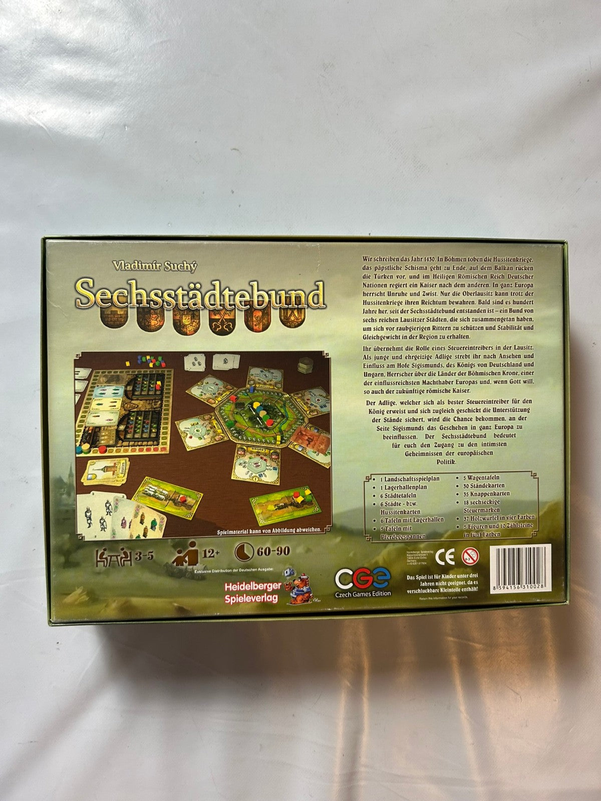 SECHSSTÄDTEBUND - CGE - Heidelberger Spieleverlag - Vollständig - Ansicht 9