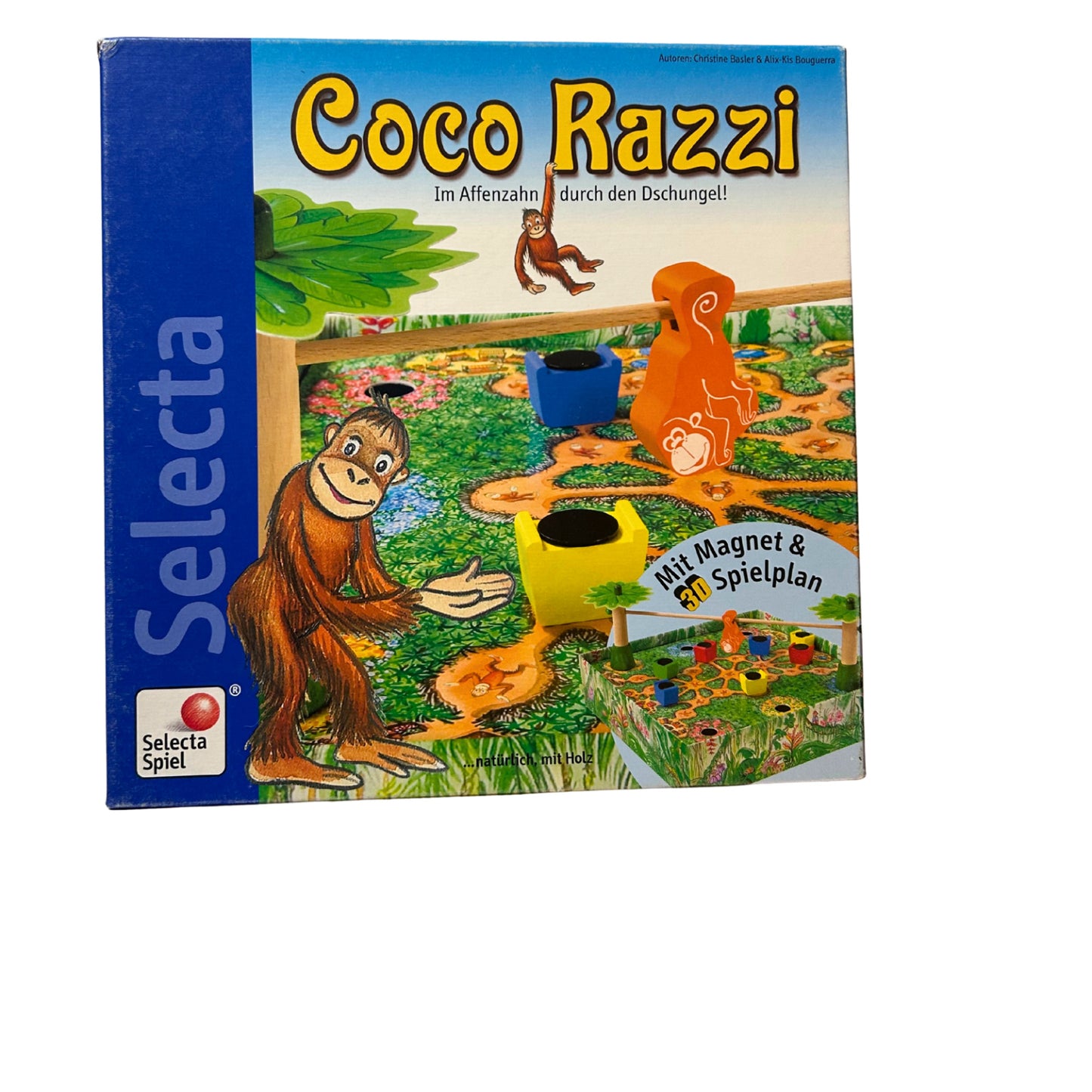 Selecta Coco Razzi Im Affenzahn durch den Dschungel – SKU A10870 – Gesellschaftsspiel gebraucht kaufen bei Brettspielimperium