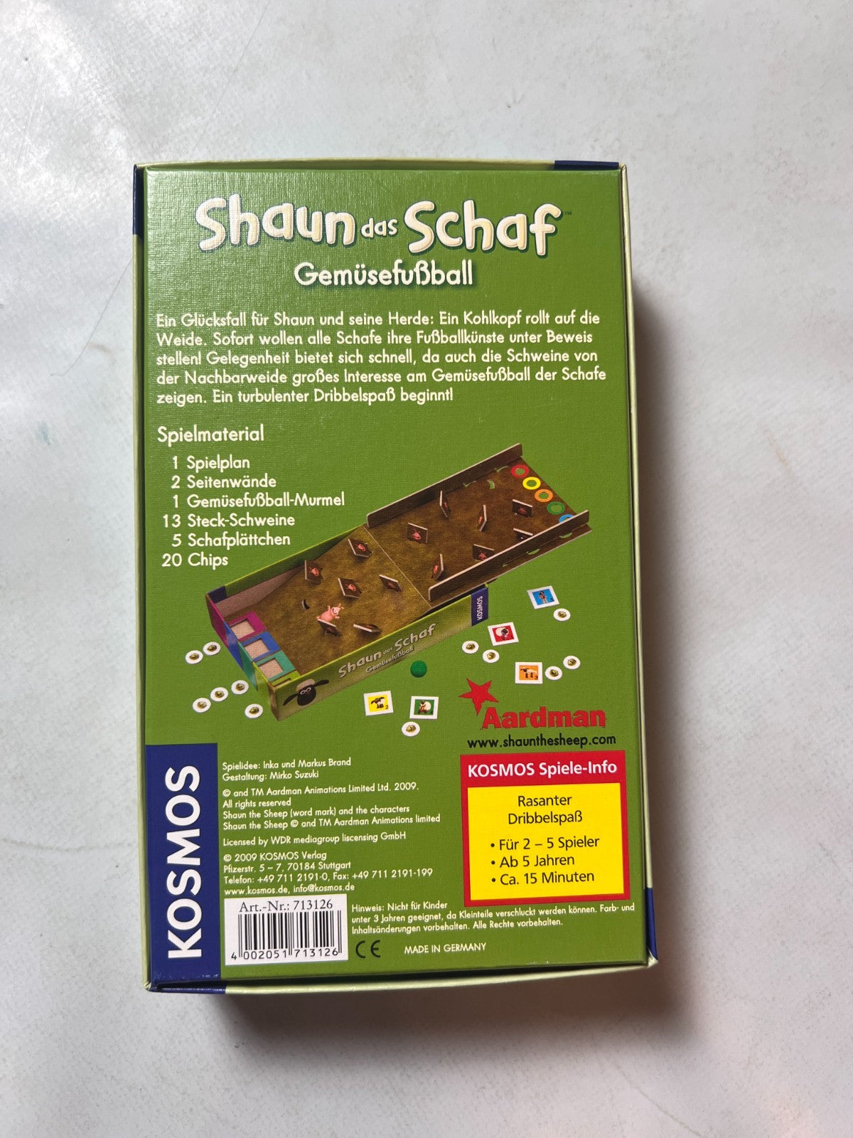 Shaun das Schaf Gemüsefußball Mitbringspiel Kosmos - Vollständig - Ansicht 9