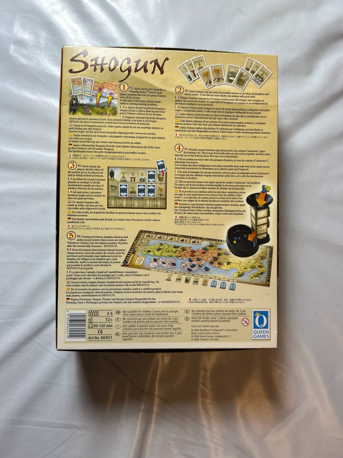 Shogun Brettspiel 2006 Queen Games Dirk Henn  Unbespielt - Ansicht 9