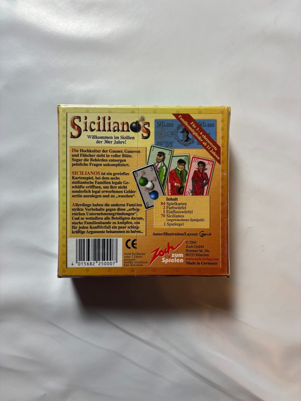 Sicilianos Kartenspiel Spiel Zoch zum Spielen - NEU in Folie - Ansicht 6