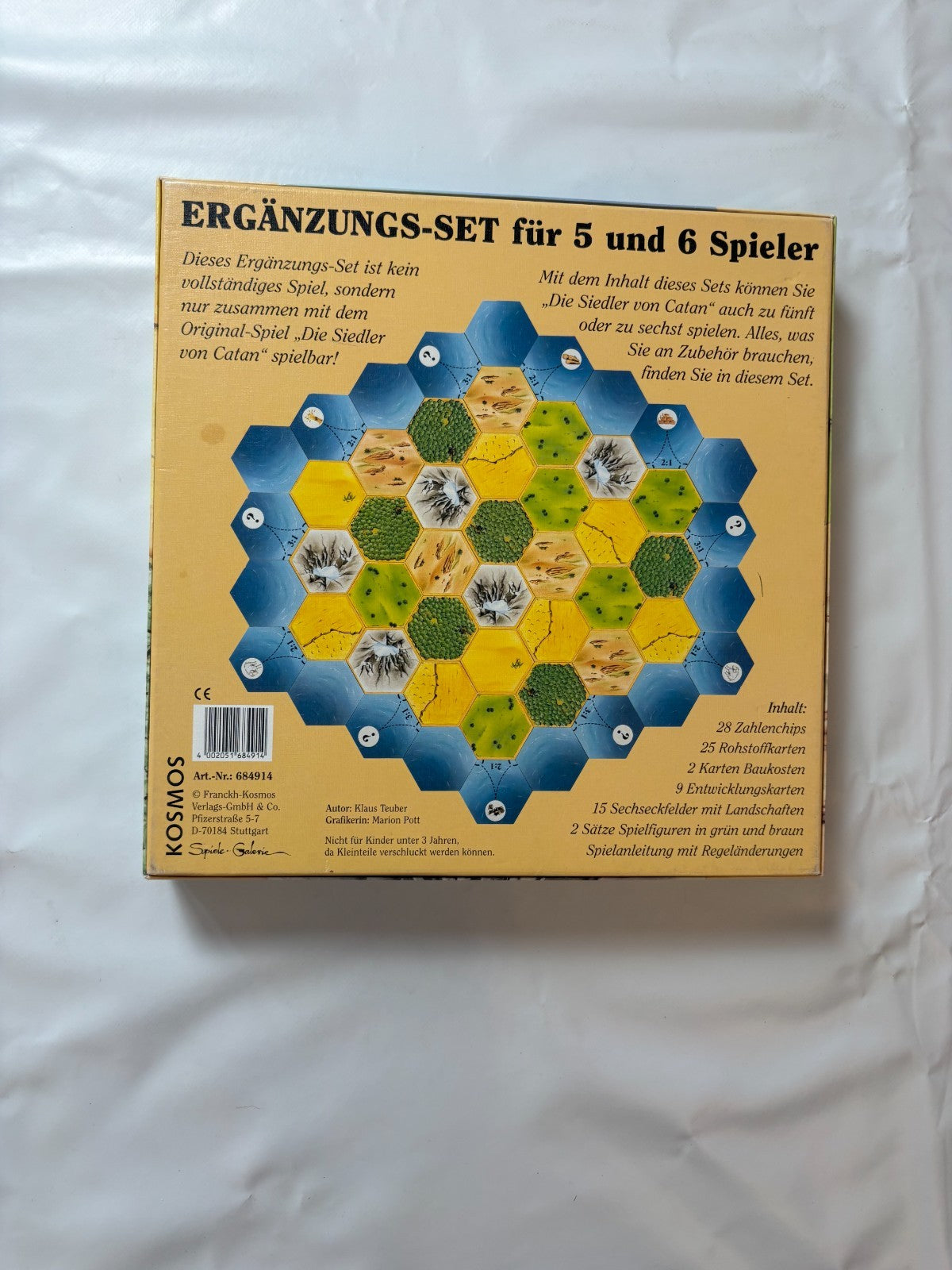 Siedler von Catan - Ergänzungs-Set 5 + 6 Spieler Holz - Unbespielt - Ansicht 10