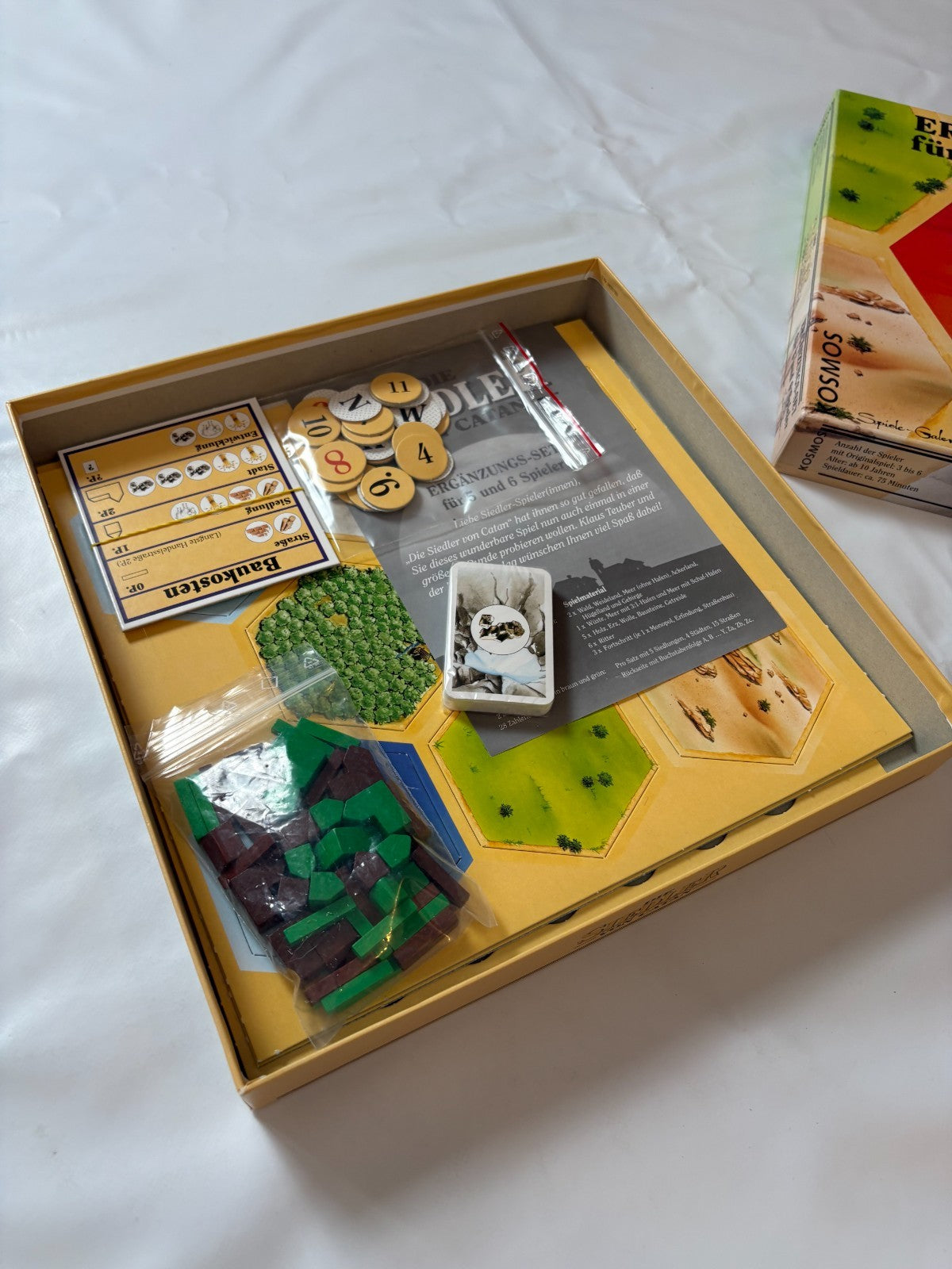 Siedler von Catan - Ergänzungs-Set 5 + 6 Spieler Holz - Unbespielt - Ansicht 9