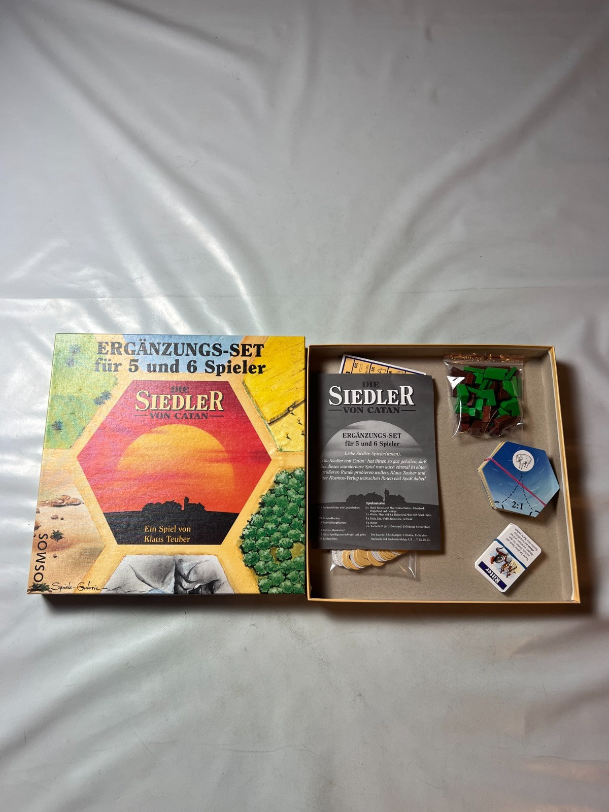 Siedler von Catan - Ergänzungs-Set 5 + 6 Spieler Holz - Vollständig - Ansicht 2